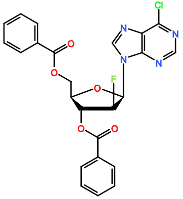 (image for) MC080217 6-Chloro-9-(3,5-di-O-benzoyl-2-deoxy-2-fluoro-ß-D-arabinofuranosyl)-9H-purine